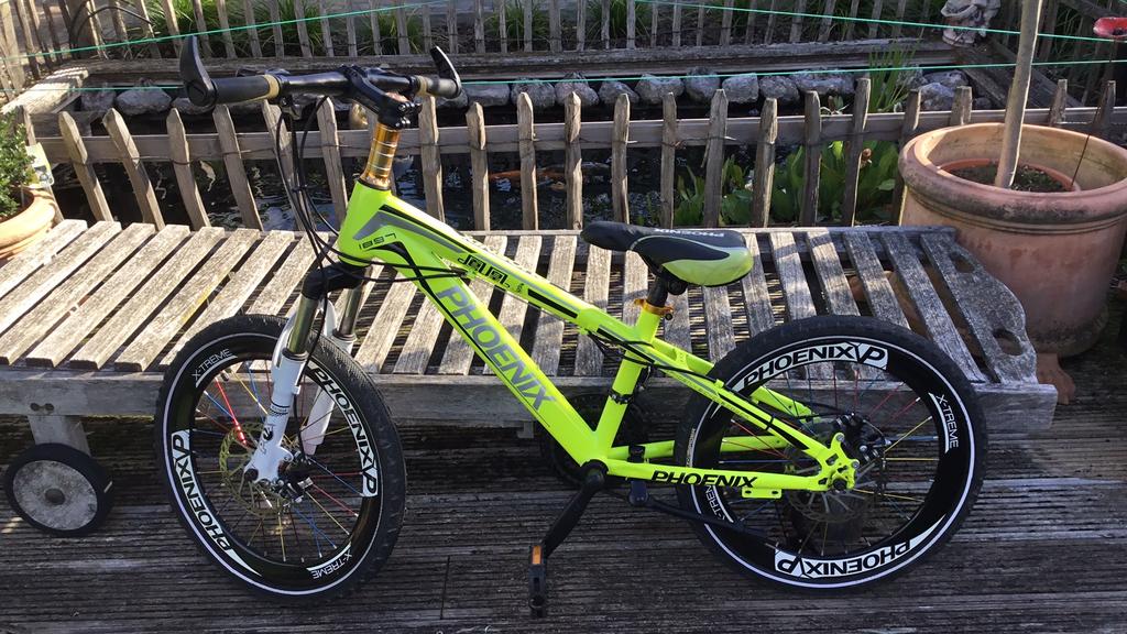Zeer mooie speciale Mtb 20inch Phoenix met schijfremmen, Fietsen en Brommers, Ophalen of Verzenden, Zo goed als nieuw