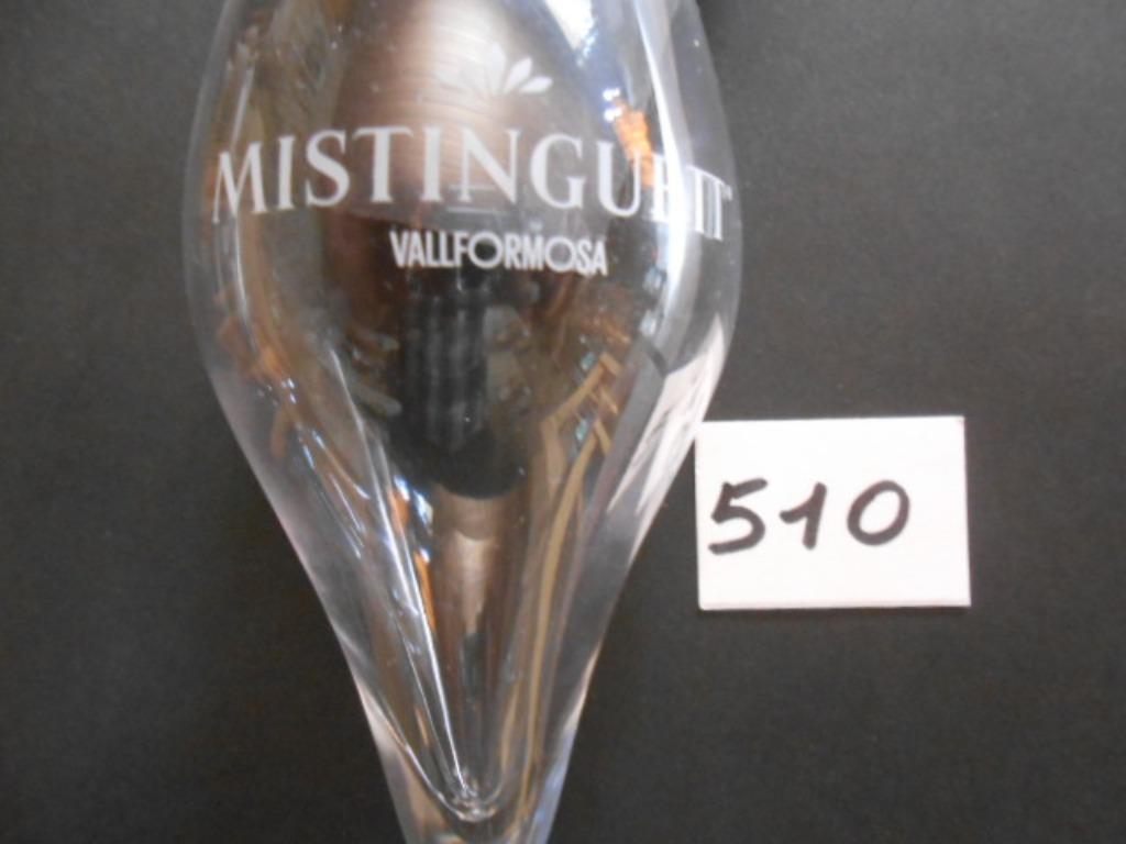 Cava glas  merk: Mistinguett H195 Ø 50 Ø voet 57, Ophalen of Verzenden, Zo goed als nieuw, Overige typen