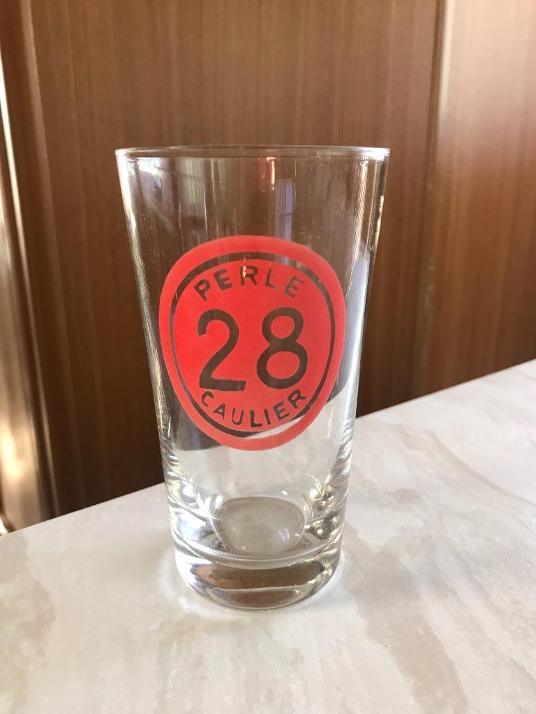 Perle 28 Caulier bierglas, Ophalen of Verzenden, Zo goed als nieuw, Glas of Glazen, Overige merken