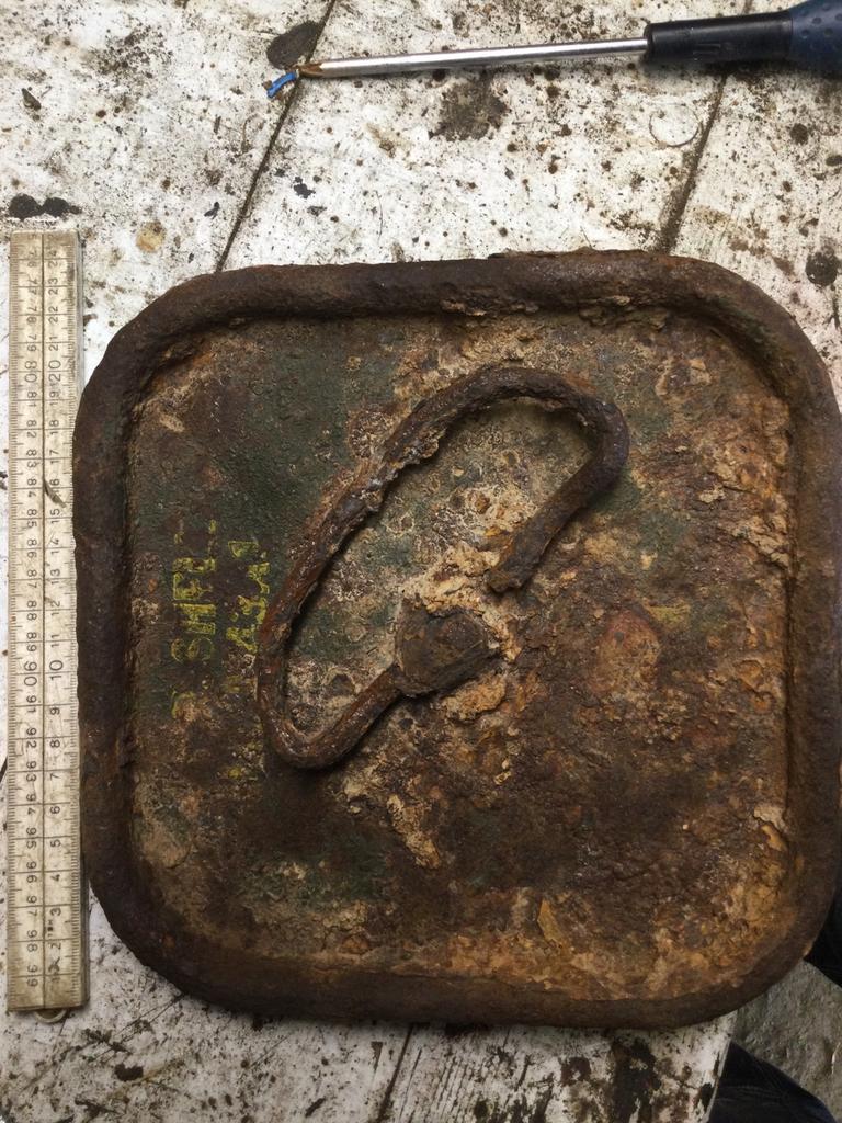 Deksel van mortier container us 4cr shell, Verzamelen, Ophalen