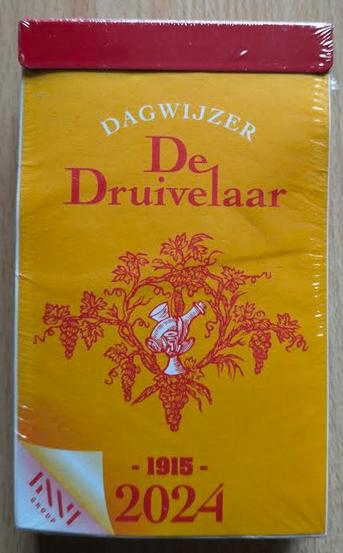 Scheurkalender druivelaar uit 2024. Nog in plastiek., Diversen, Kalenders, Ophalen of Verzenden, Dagkalender, Nieuw