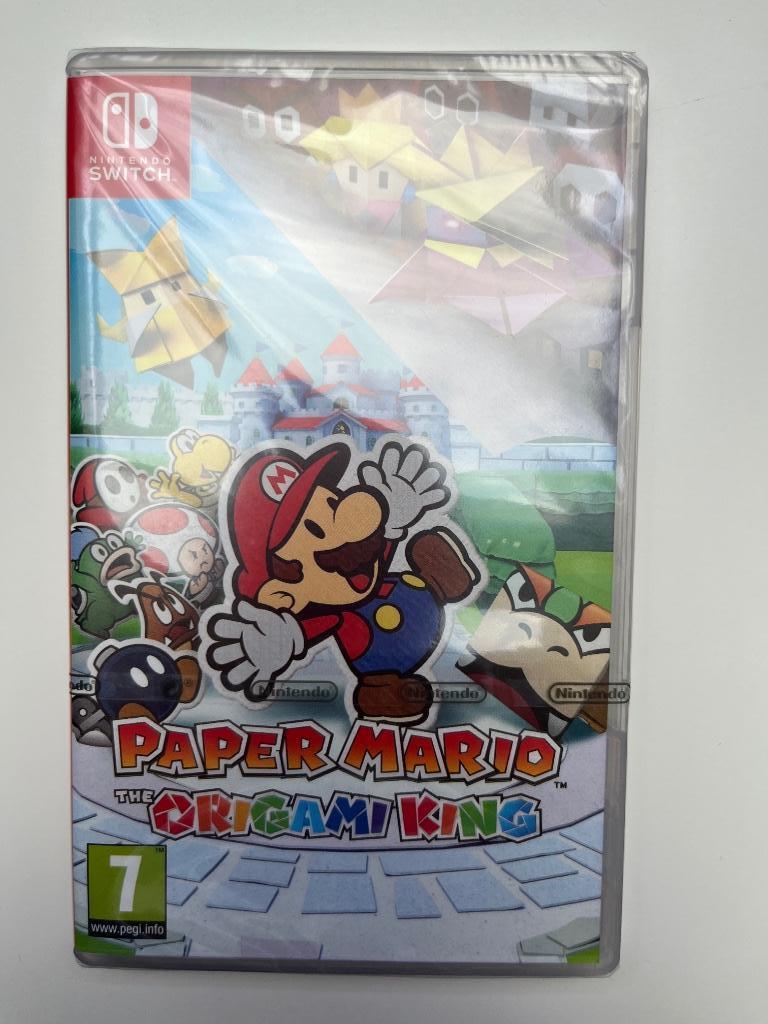 Mario Origami King Switch-papier, 1 speler, Nieuw, Vanaf 7 jaar, Ophalen