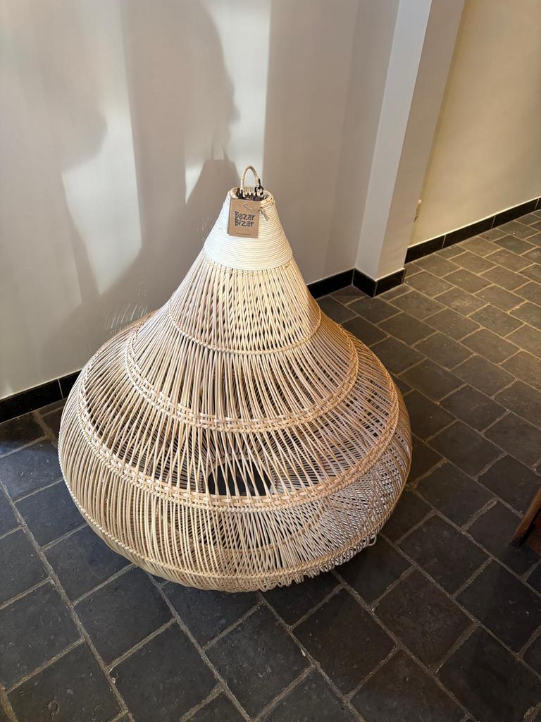 Drop Hanglamp - naturel - XL, Ophalen, Crème, Boho/ Ibiza stijl, Nieuw
