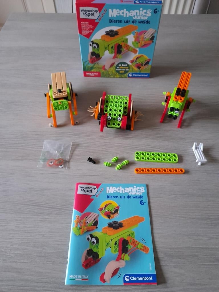 Clementoni Wetenschap & Spel Mechanica Junior - Insecten, Enfants & Bébés, Enlèvement ou Envoi, Comme neuf, Construction