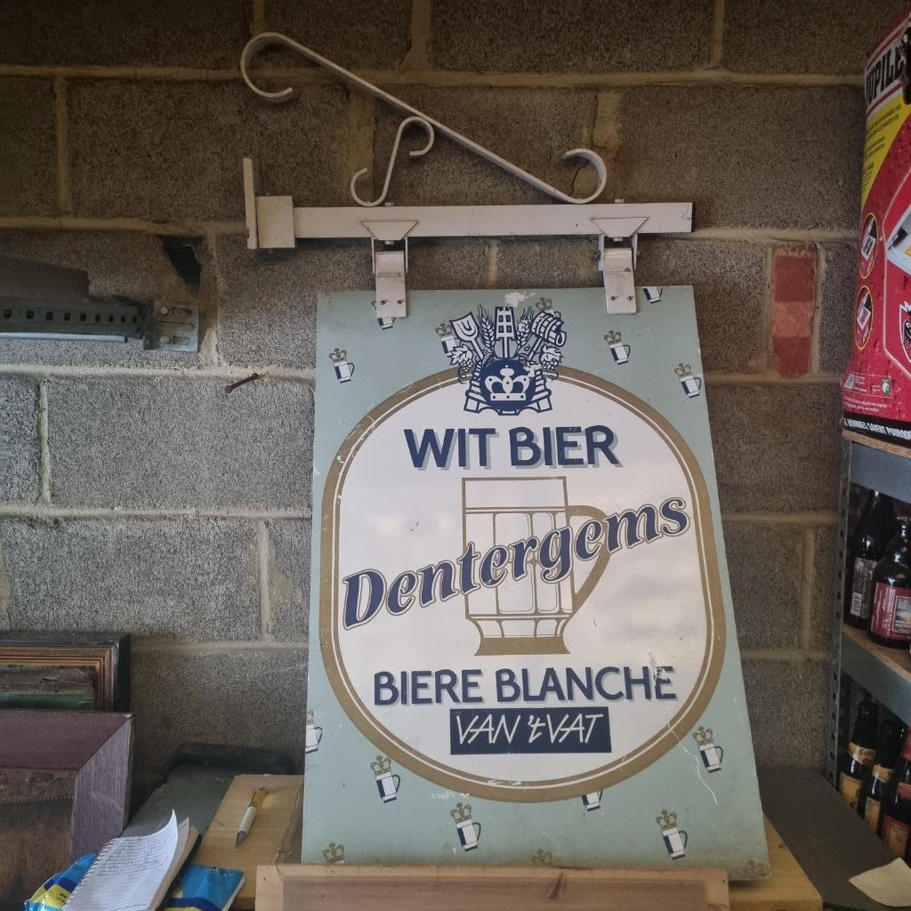 Publicité Dentergems (modèle 2), Enlèvement ou Envoi, Utilisé, Panneau, Plaque ou Plaquette publicitaire, Autres marques