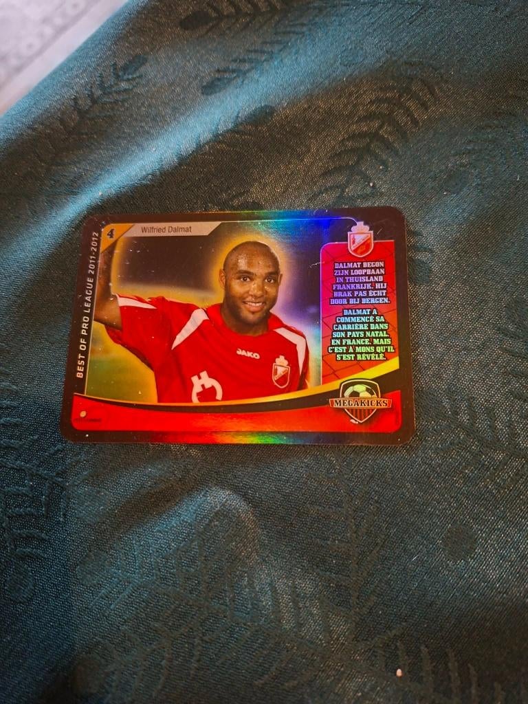 Voetbalkaart:Megakicks/Wilfried Dalmat /RAEC Mons, Enlèvement ou Envoi, Comme neuf, Cartes de joueur