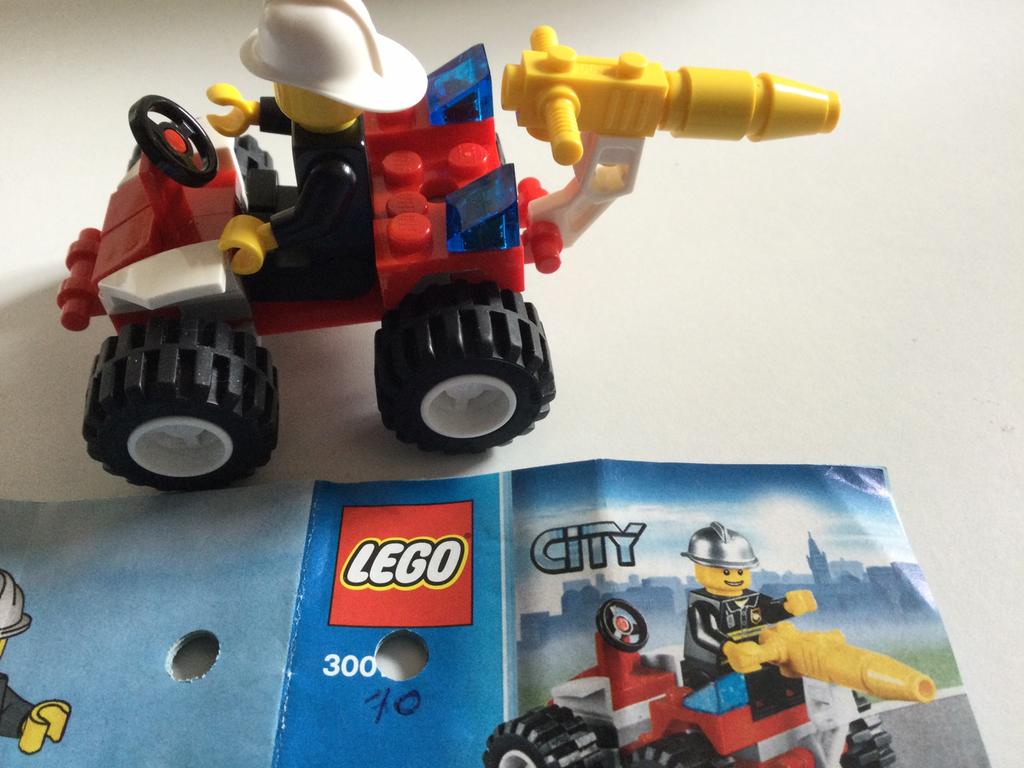 Brandweerman lego, Ophalen of Verzenden, Zo goed als nieuw, Lego