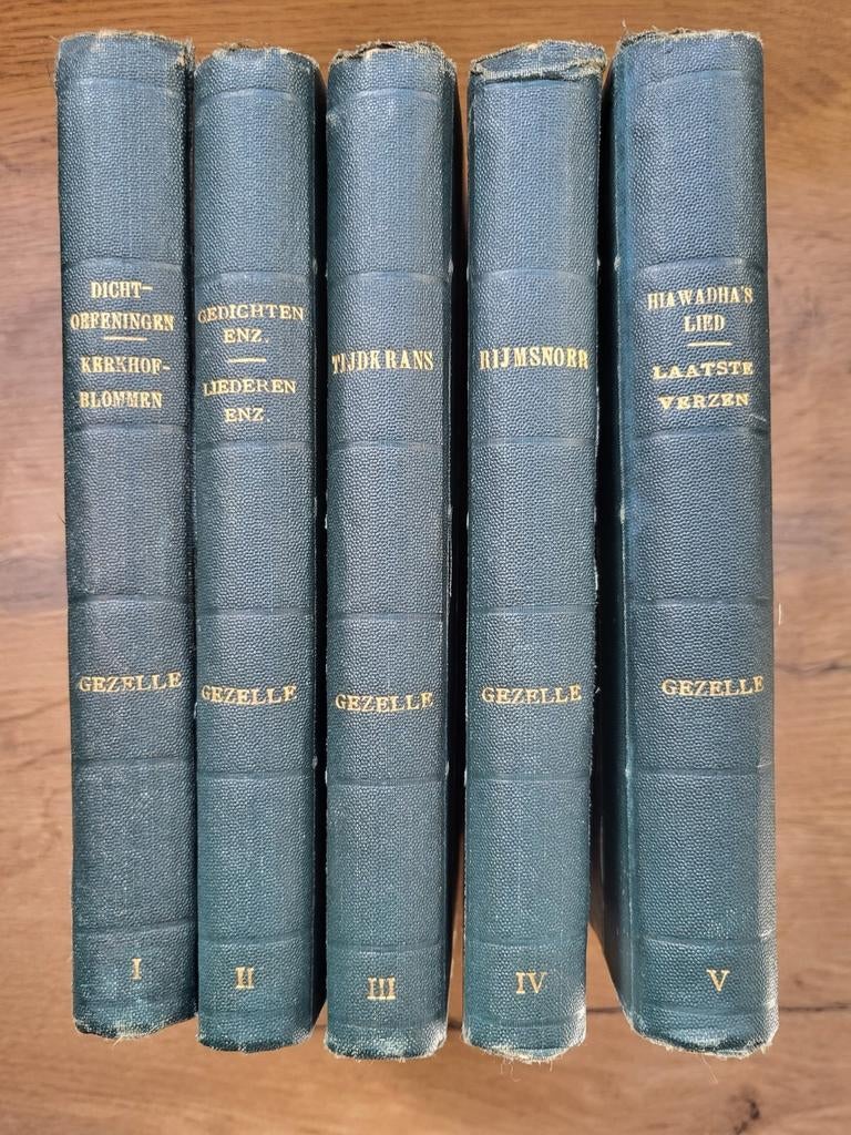 5 delen van Guido Gezelle's dichtwerken, Ophalen of Verzenden, Gelezen
