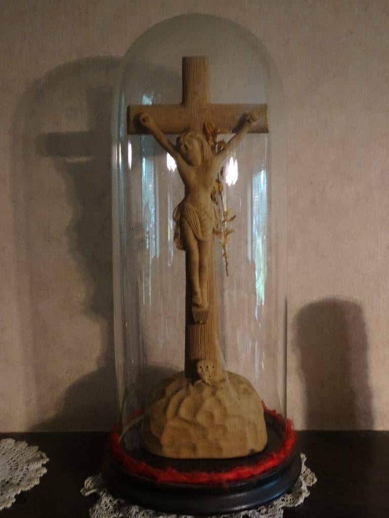 beeld uit hout gesneden met de hand, Enlèvement, Bois, Statue