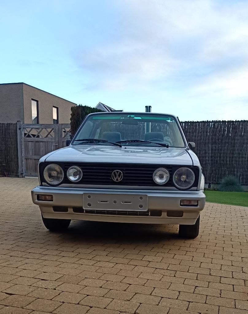 Golf 1 1.1 de 1979, Autos, Volkswagen, Particulier, Golf, Toit ouvrant, Radio, Essence, Cabriolet, 2 portes, Boîte manuelle, Argent ou Gris