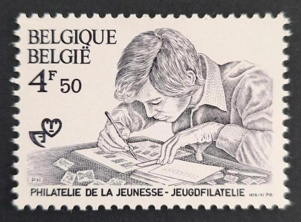 Belgique : COB 1912 ** Philatélie de la jeunesse 1978., Sans timbre, Neuf, Enlèvement ou Envoi, Non oblitéré
