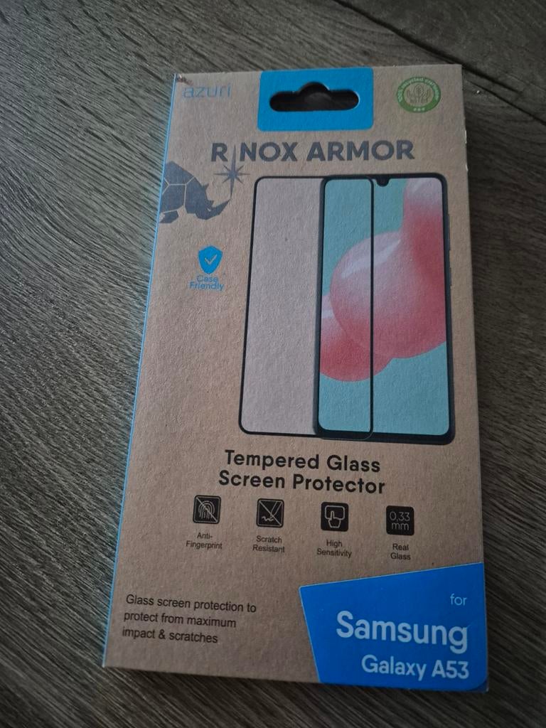 Tempered glass screen protector voor Samsung Galaxy A53, Télécoms, Enlèvement, Neuf, Autres modèles, Façade ou Cover