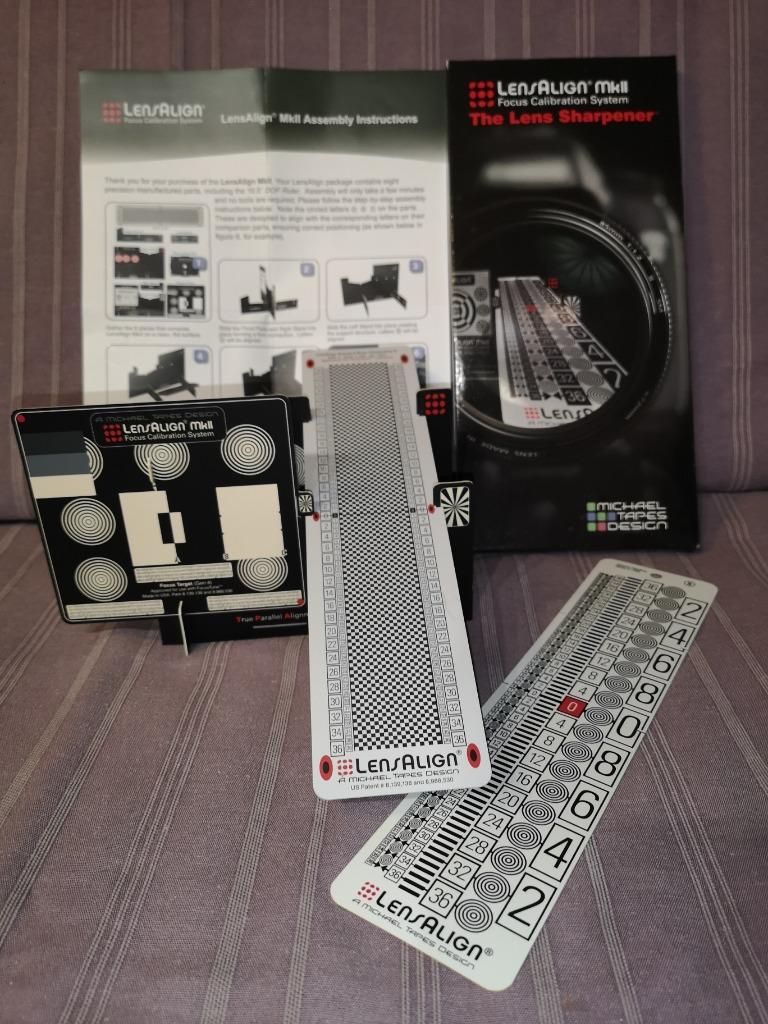 Mire de calibration photo – Lens Align, Enlèvement ou Envoi, Comme neuf, Autres types