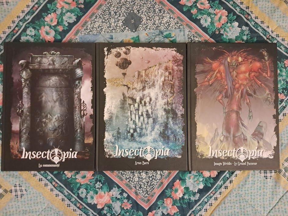 3 boeken Insectopia JDR, Vijf spelers of meer, Ophalen, Zo goed als nieuw, Odonata editions