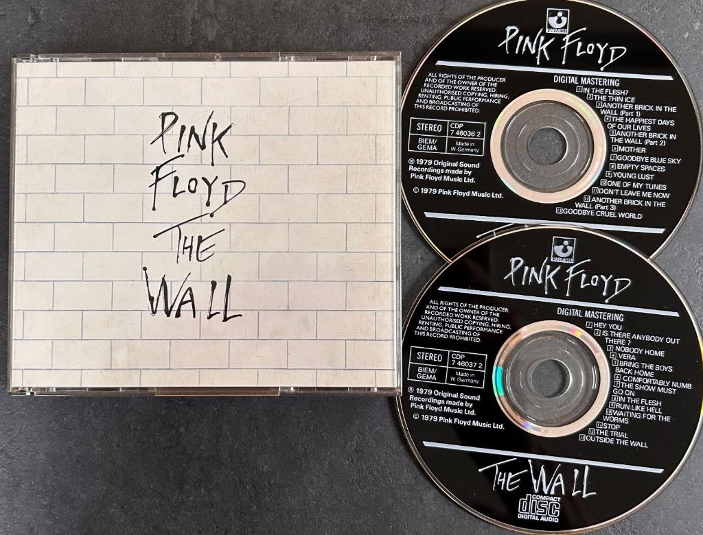 PINK FLOYD - The wall (Black label, Made in W.Germany; 2CD ), CD & DVD, CD | Rock, Comme neuf, Progressif, Envoi