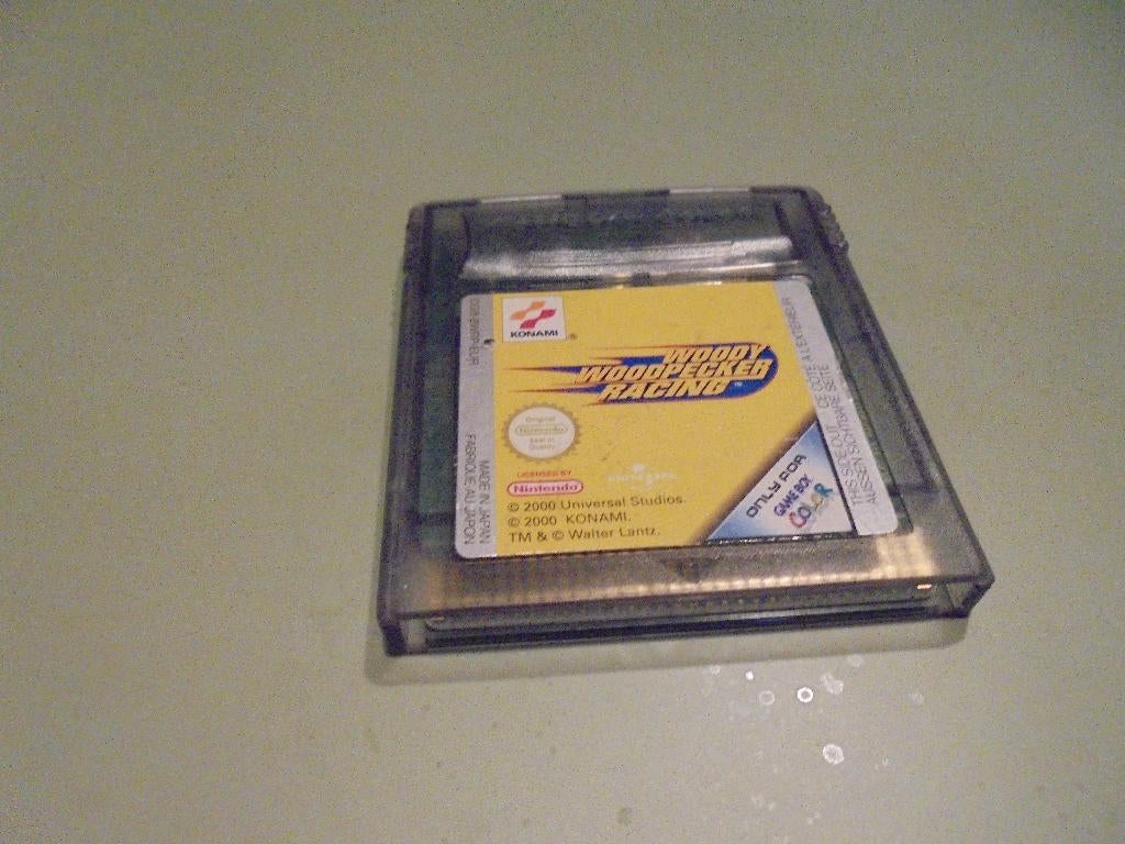 Game boy color Woody Woodpecker Racing (orig), Consoles de jeu & Jeux vidéo, Jeux | Nintendo Game Boy, Enlèvement ou Envoi, Utilisé