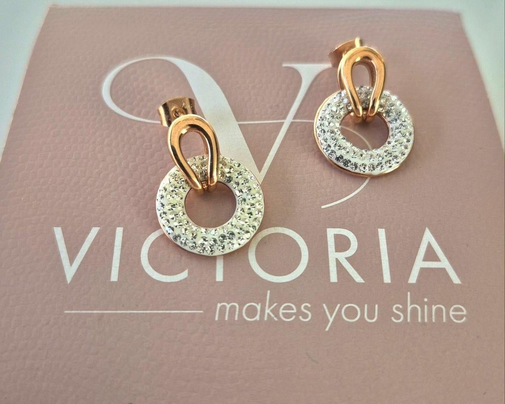 Oorringen Victoria, Handtassen en Accessoires, Oorbellen, Ophalen of Verzenden, Nieuw