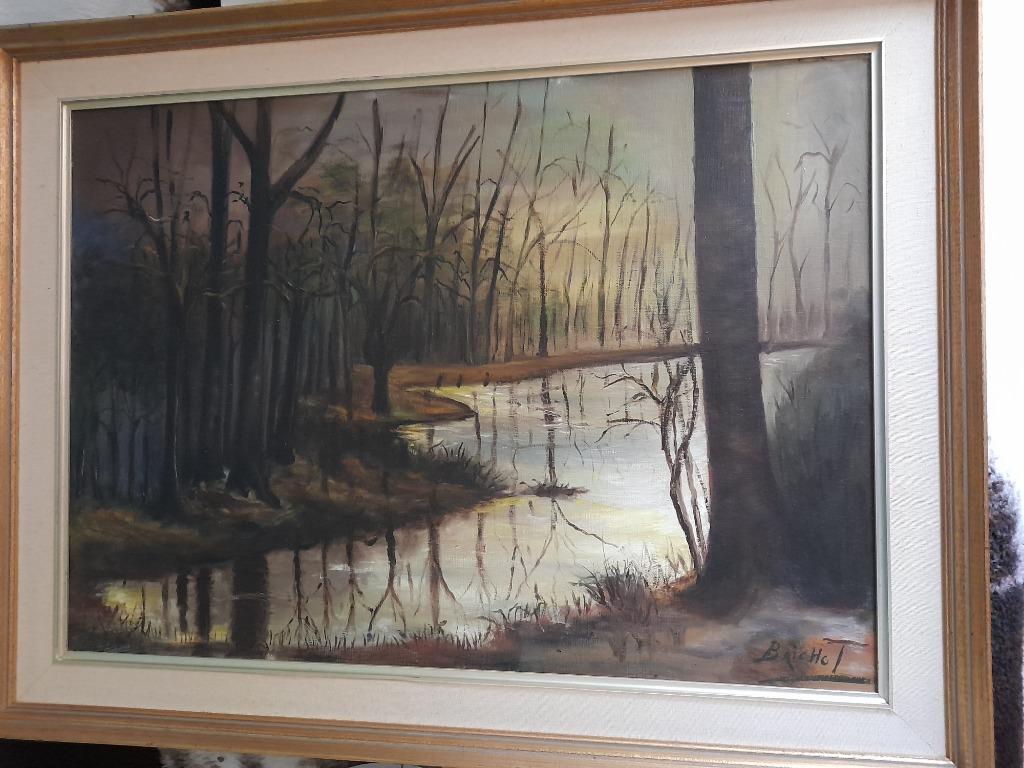Schilderij., Antiek en Kunst, Kunst | Schilderijen | Klassiek, Ophalen