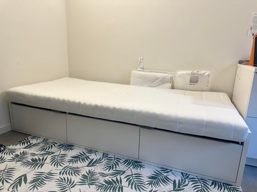 IKEA matras ÅFJÄLL 90x200x12, Huis en Inrichting, Ophalen, Zo goed als nieuw