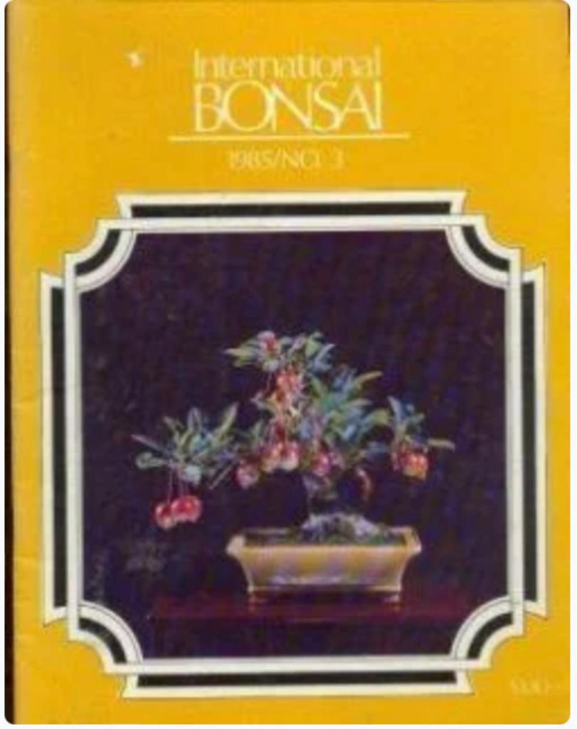 International bonsai, 1985 nr. 3, Enlèvement