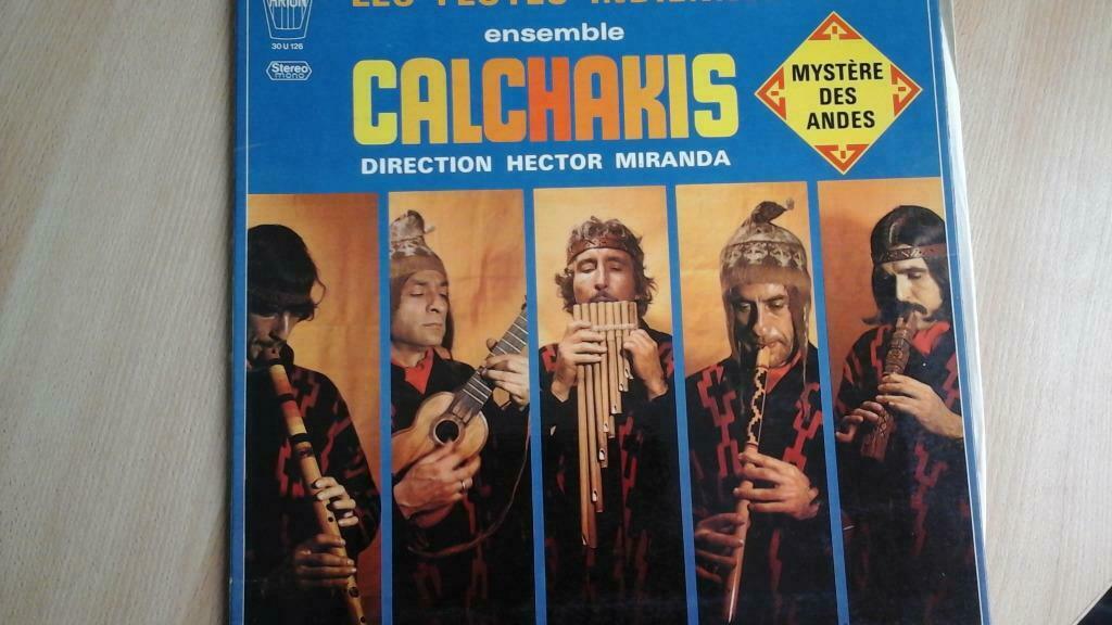 vinyl 33T/30cm "flûtes indiennes"    vintage '60, Enlèvement ou Envoi, 12 pouces