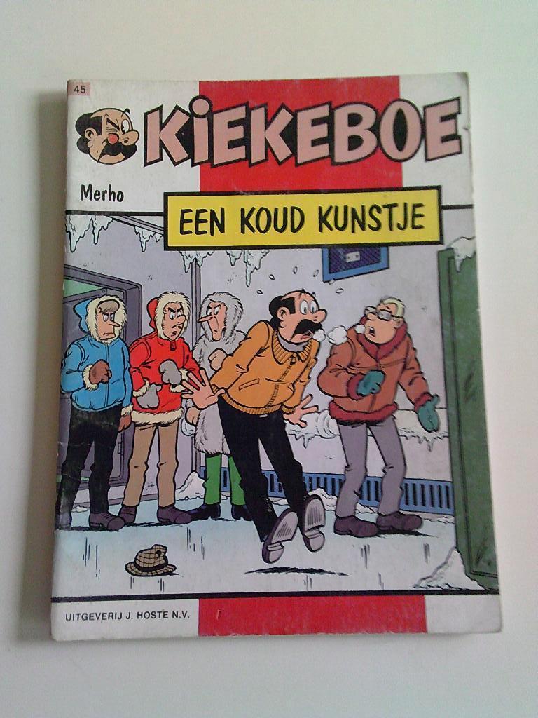 Kiekeboe 45. Een koud kunstje . 1ste druk . In kleur, Ophalen of Verzenden