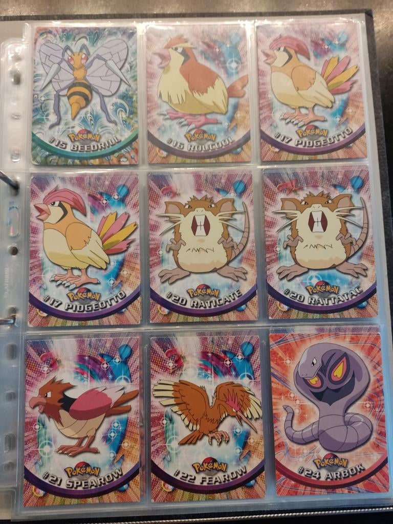 Pokemon Topps vintage., Ophalen, Zo goed als nieuw