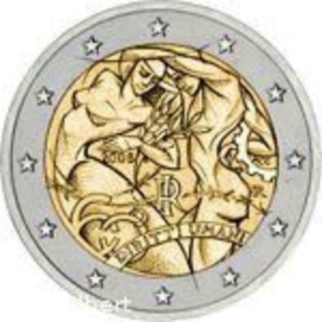piece italie 2 euro, Ophalen of Verzenden, Italië, 2 euro
