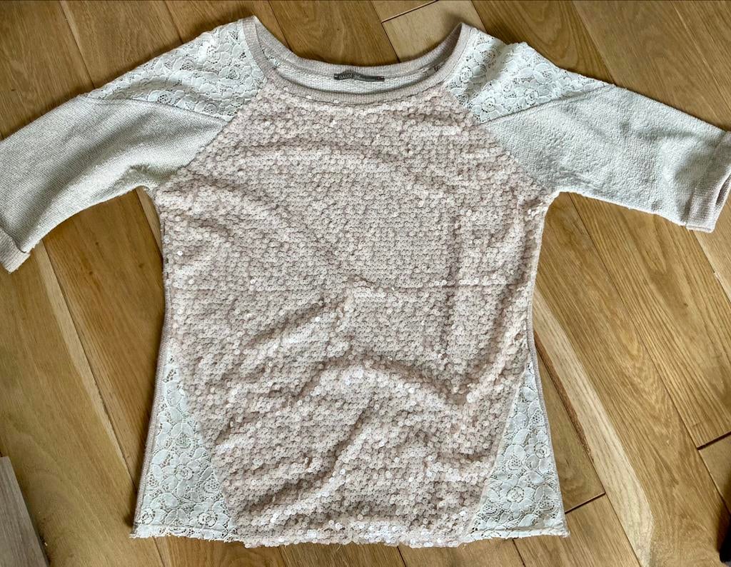 Truitje Gaudí maat S/M, Ophalen of Verzenden, Zo goed als nieuw, Maat 36 (S), Beige