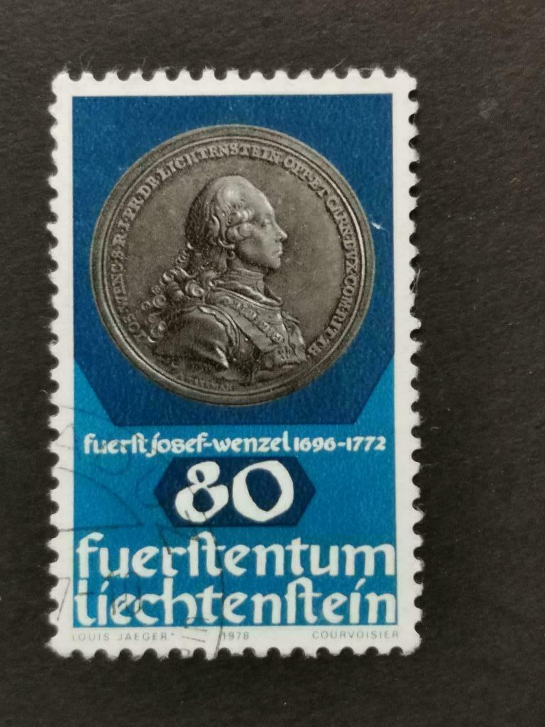 Liechtenstein 1978 - Monnaies et médailles, Envoi, Affranchi