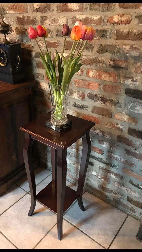 Table d'appoint vintage 30x30 h73 cm,, Maison & Meubles, Enlèvement ou Envoi, Comme neuf