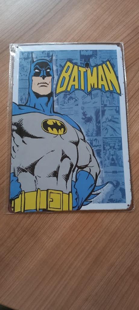 Plaque en métal Batman. Nouveau. 30 x 20 cm, Collections, Personnages de BD, Enlèvement ou Envoi, Super héros, Neuf, Autres types