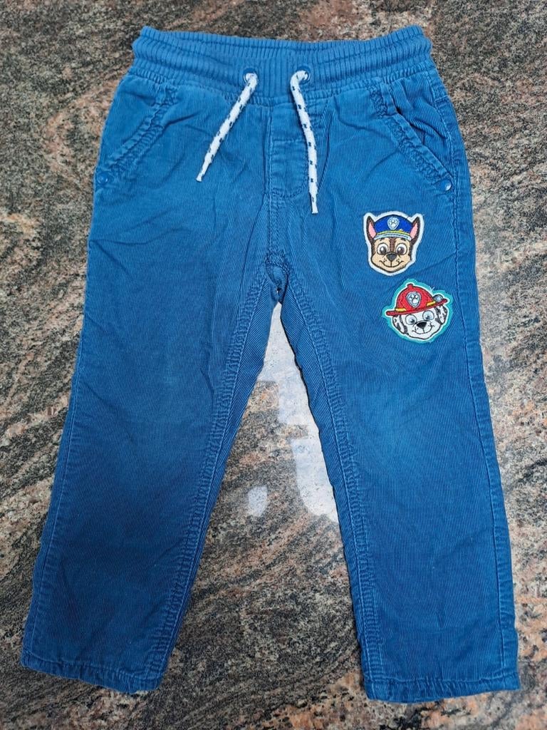 Pantalon en velours côtelé doublé bleu t 92 paw patrol, Enfants & Bébés, Vêtements enfant | Taille 92, Pantalon, Garçon, C&A, Enlèvement ou Envoi