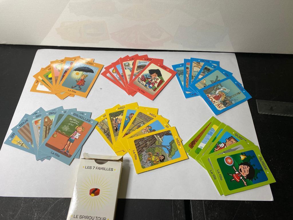 SPIROU-Jeu des 7 familles SPIROU TOUR, Collections, Enlèvement ou Envoi, Comme neuf