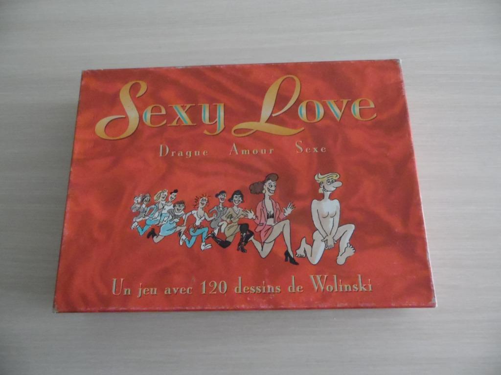 SEXY LOVE UN JEU  AVEC 120 DESSINS DE WOLINSKI, Vijf spelers of meer, Ophalen of Verzenden, Zo goed als nieuw, Autre