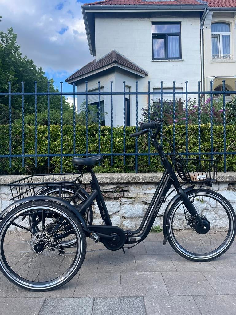 Tricycle à assistance électrique pliable Vogue état neuf, Enlèvement ou Envoi, Pliant, Comme neuf, Fauteuil roulant électrique