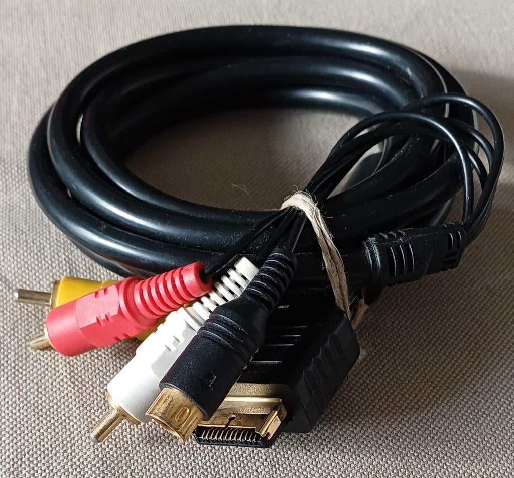 114) Câble audio vidéo PS2 connecteur S - vidéo, Enlèvement