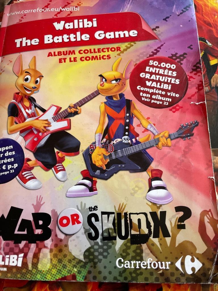 Walibi The battle game album+ images, Overige supermarkten, Ophalen of Verzenden