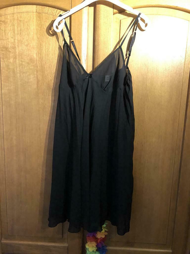 Dames slaapkleedje, H&M, Ophalen, Zwart, Nachtkleding