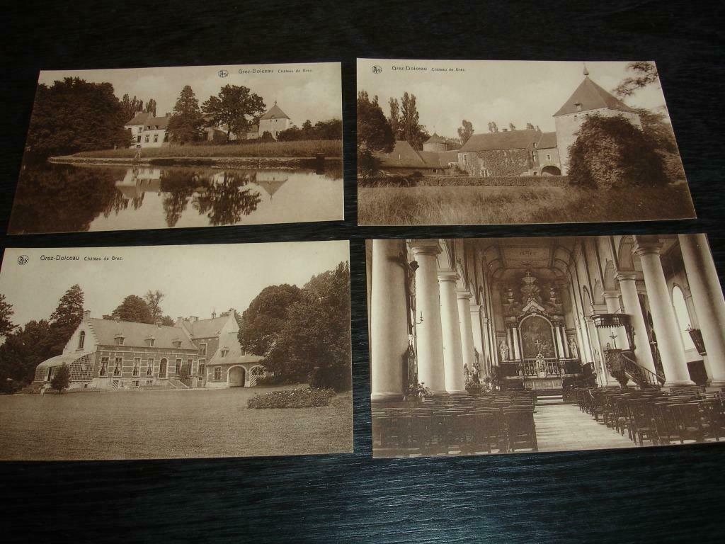 serie de 11 CP anciennes Grez-Doiceau, Collections, Cartes postales | Belgique, Enlèvement ou Envoi, Non affranchie, Brabant Wallon