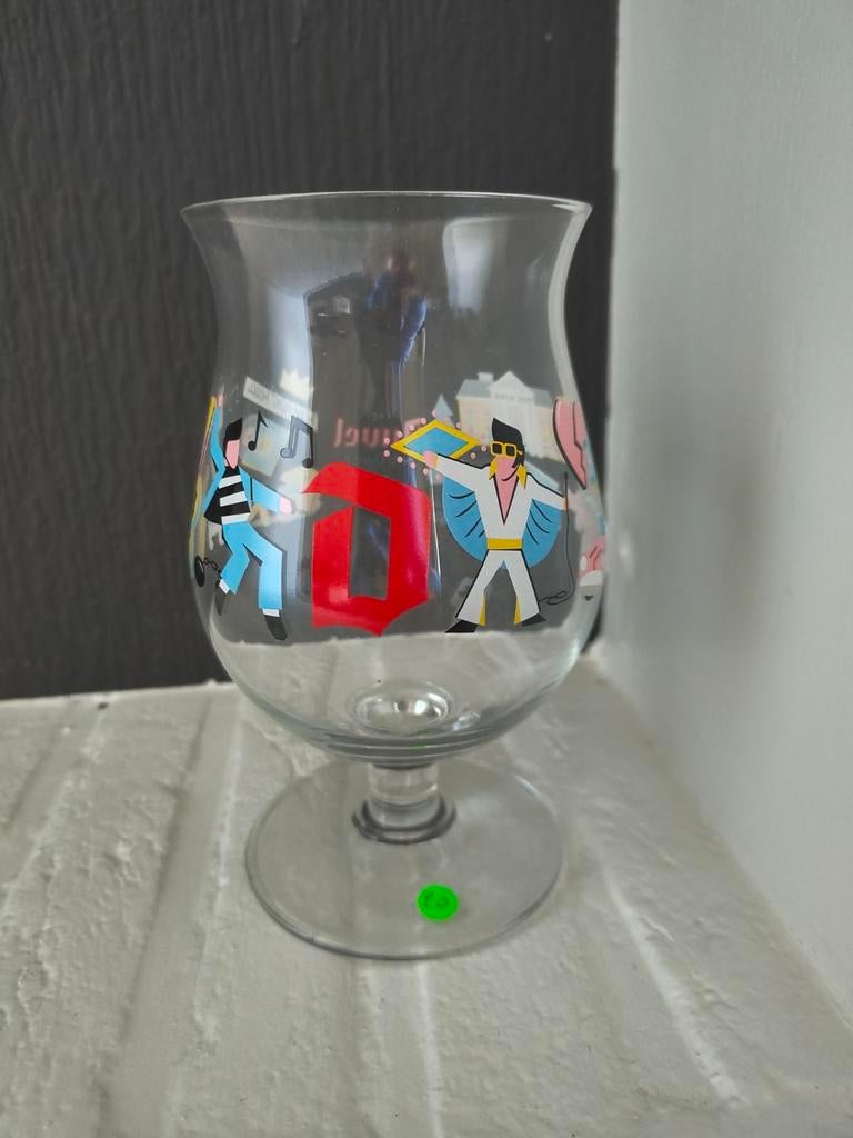 Duvel glas USA Memphis, Verzamelen, Biermerken, Ophalen of Verzenden, Duvel