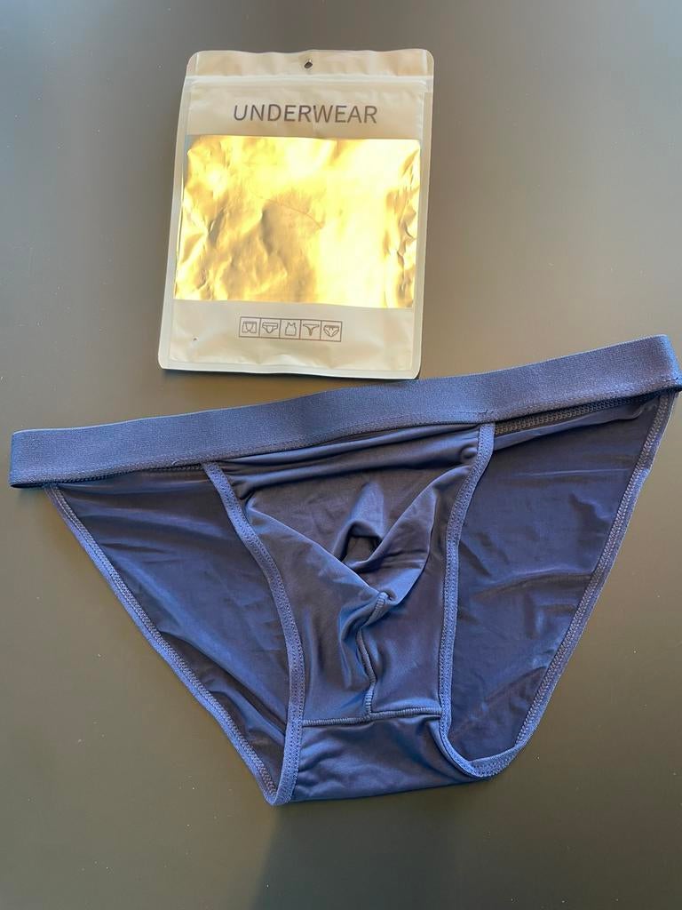 Tanga en polyamide pour hommes, Envoi, Bleu, Slip
