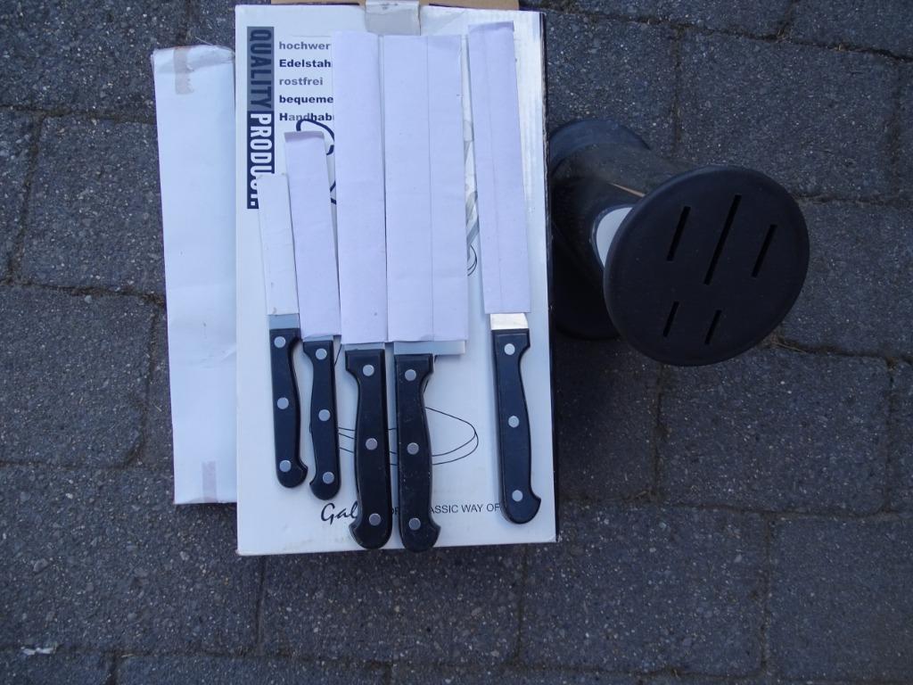 messenset 5 stuks, Ophalen, Zo goed als nieuw, Overige materialen, Bestekset