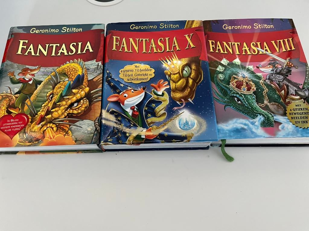 Geronimo Stilton/ Fantasia 1,8 en 10, Boeken, Kinderboeken | Jeugd | 10 tot 12 jaar, Ophalen, Zo goed als nieuw, Geronimo Stilton