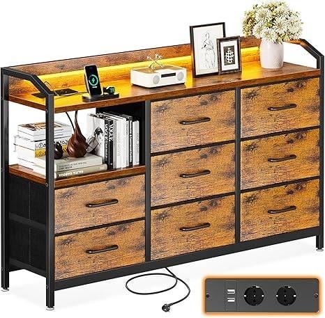 Commode voor slaapkamer | met led licht | GRATIS LEVERING, Neuf, Odk, -, -