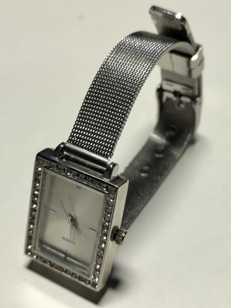 Dameshorloge Eternal Love, Handtassen en Accessoires, Staal, Staal, Polshorloge, Zo goed als nieuw