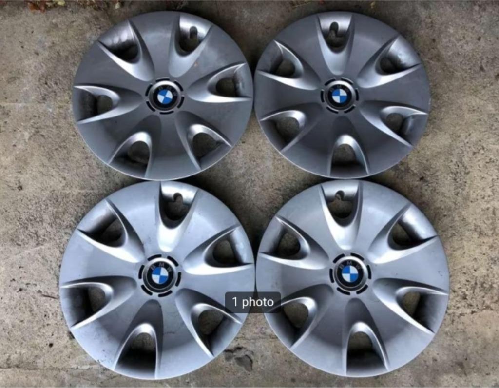4 enjoliveurs BMW 16 pouces bon état, Enlèvement, Utilisé