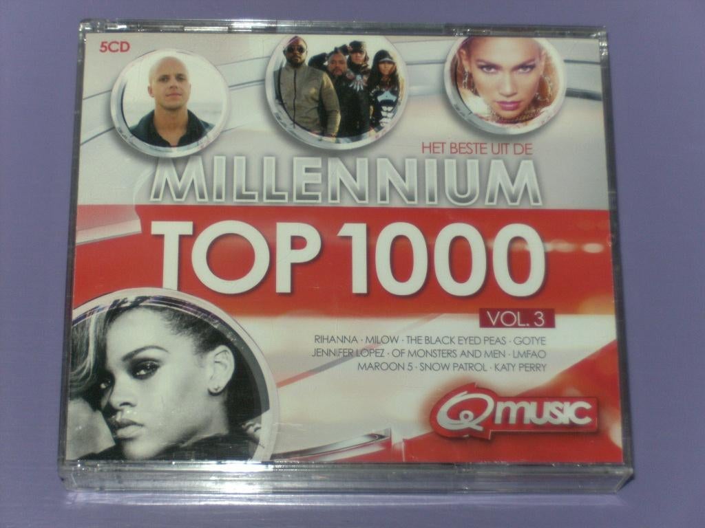 5 Cd box: millennium top 1000., Cd's en Dvd's, Ophalen of Verzenden, Gebruikt