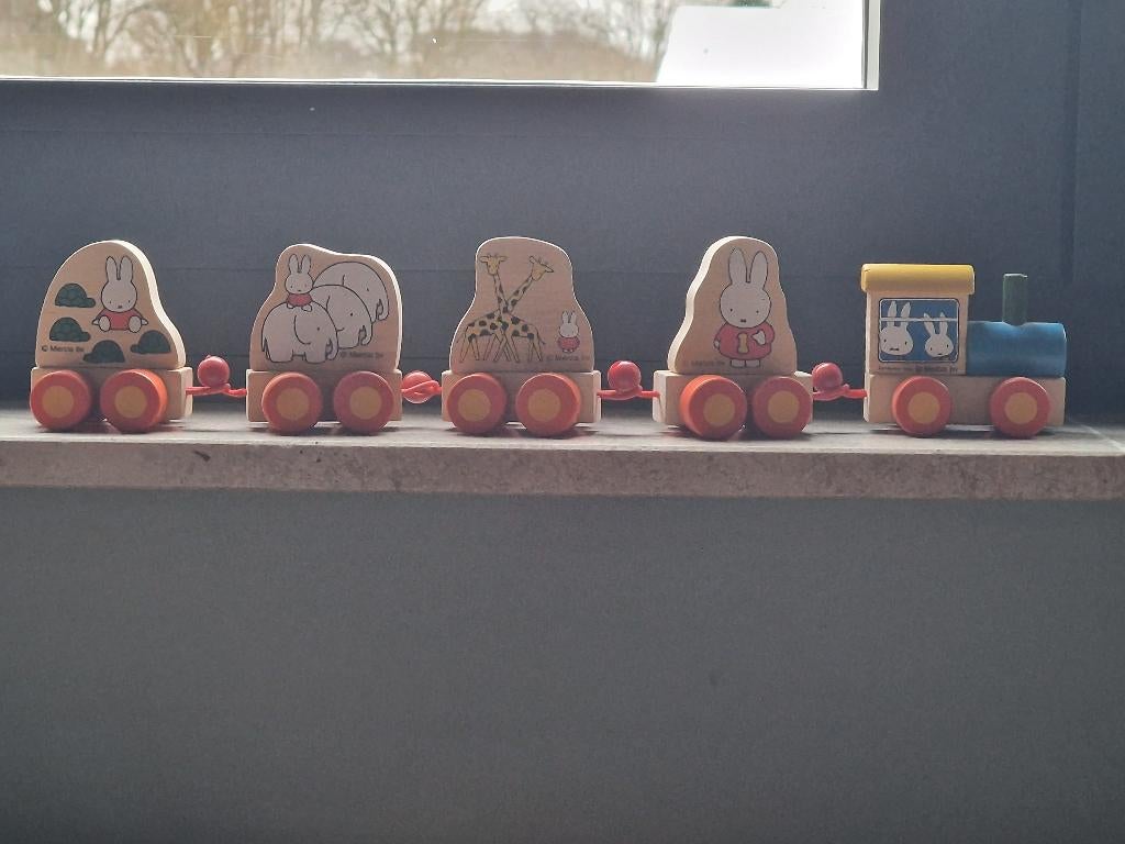 Nijntje houten trein, Kinderen en Baby's, Speelgoed | Houten speelgoed, Ophalen, Gebruikt