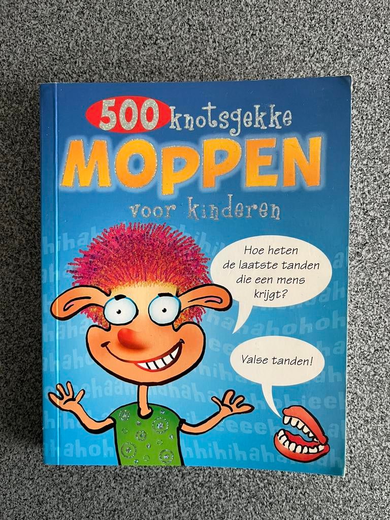 500 knotsgekke moppen voor kinderen, Ophalen of Verzenden, Zo goed als nieuw, Moppen